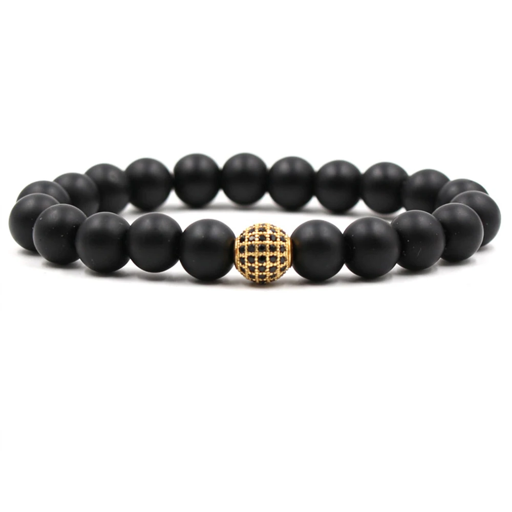 Горячая Распродажа парные стеклянные бусины микро циркониевые браслеты для