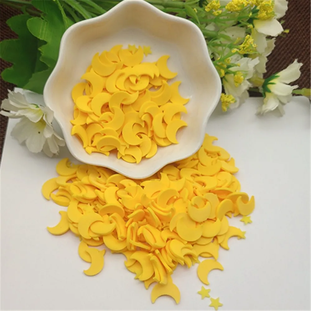 Принадлежности для ногтей 20 г звезды и луна полимерная прозрачная глина