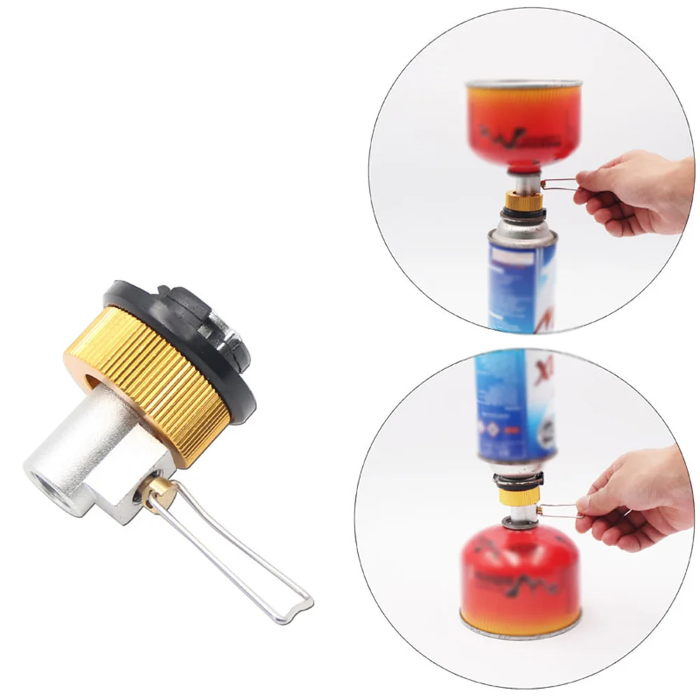 

Long flat Gas Tank Adapter Inflate 5X4CM Portable Gas Refill Adapter Valve