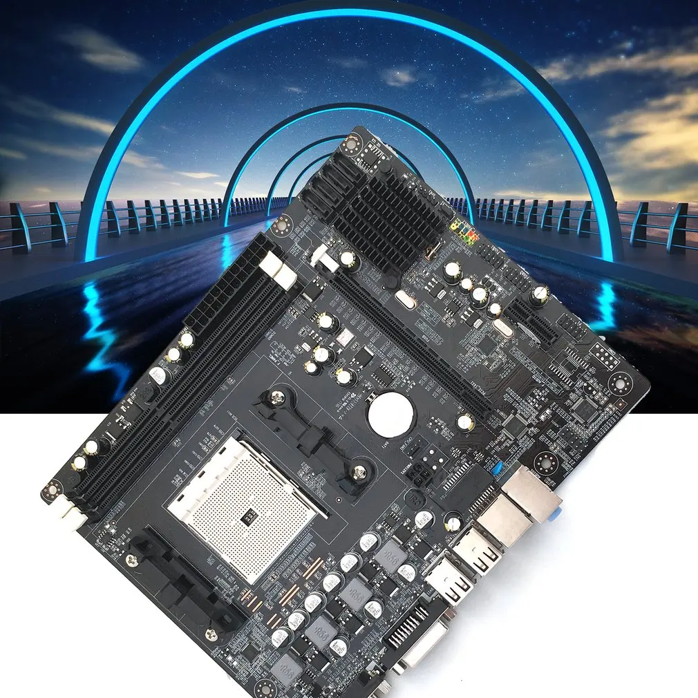 Новая материнская плата A55 FM1 для настольных ПК интерфейс 905 pin поддержка