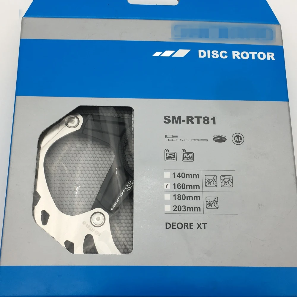 DEORE XT SM RT81 ice Point технология тормозной диск Центральный замок диск ротор горные велосипеды диск RT81 диск 160 мм 180 мм 203 мм