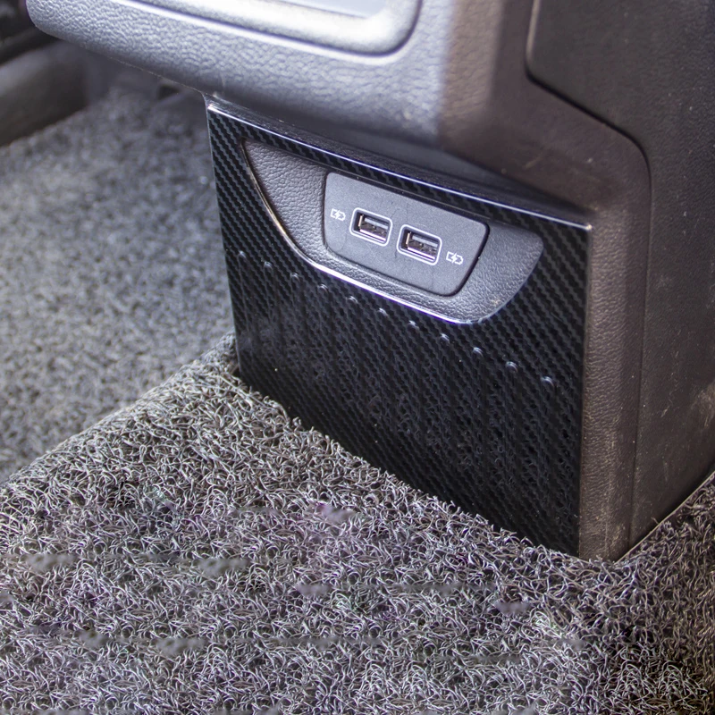 Задняя консоль центрального воздуховода кондиционера с USB-портом для автомобиля Volkswagen VW Golf 8 MK8 2020 2021 2022 аксессуары.