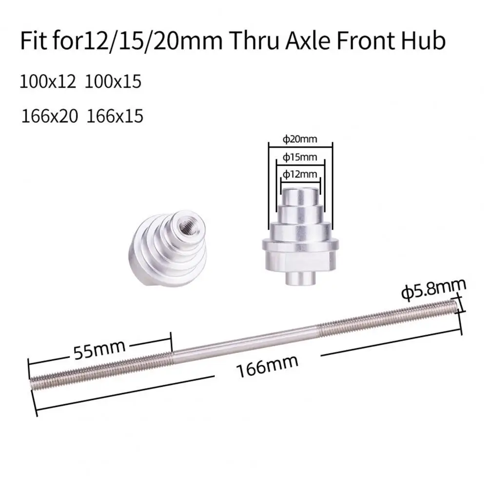 

Bicycle Hub Wheel Anti-rust Fixing Axle Universal High Strength 12/15/20mm Tube Shaft Stainless Steel Bicycle Hub Bracket Shaft