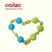 caitec dog toys chewing ball string soft durable chewing and tugging best for small dog puppy