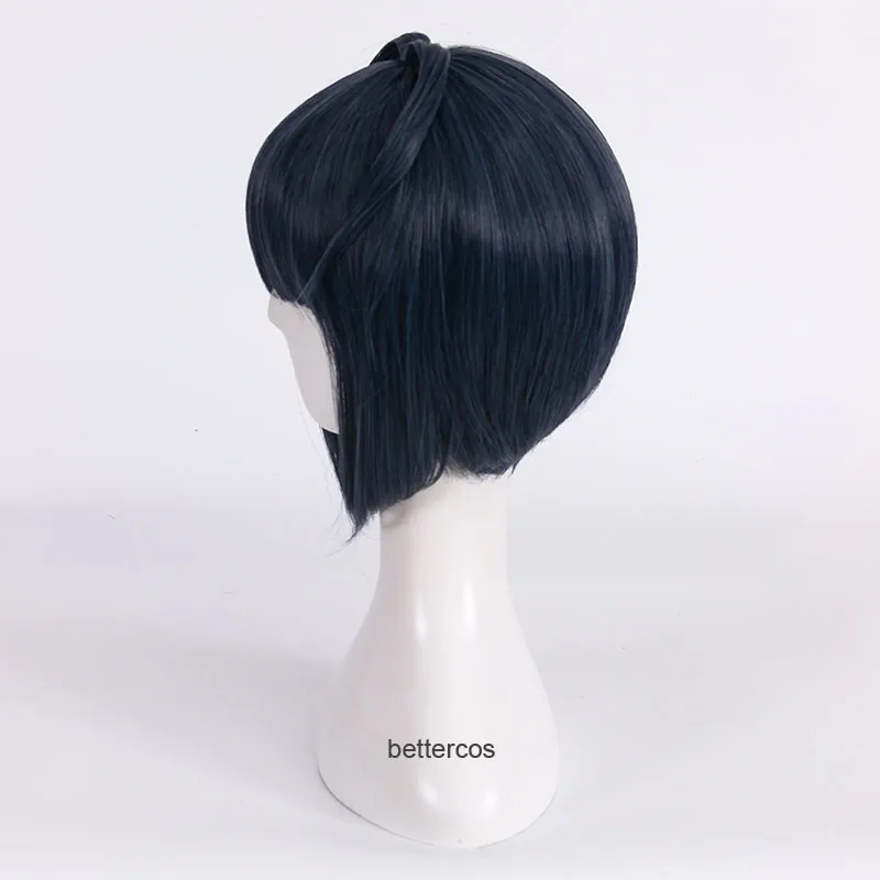 Парик для косплея P5 Persona 5 Tae Takemi термостойкий синтетический с короткими волосами