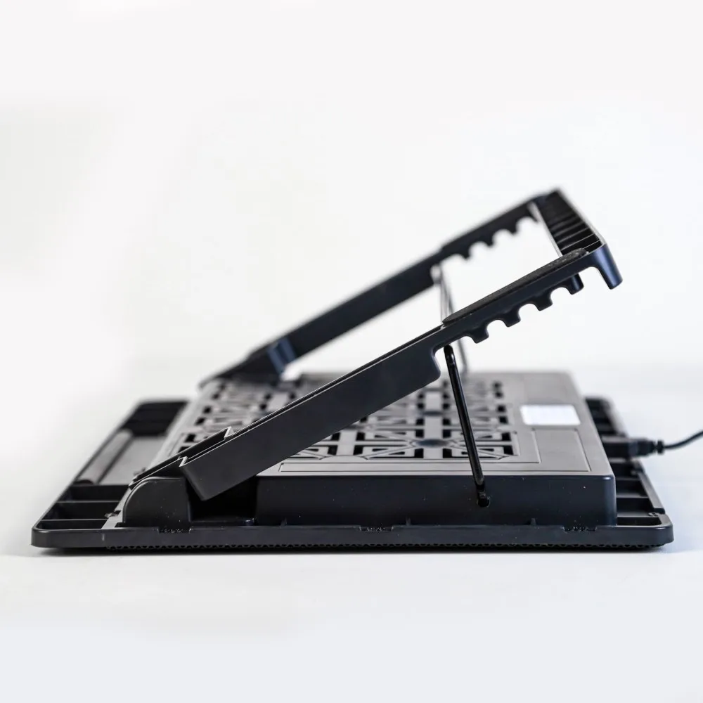 

Laptop Cooler 6 Fans Cooling Pad 2 USB Port with Fan Revolution 1000-1200 Radiation for Gaming Laptop Cooler Stand