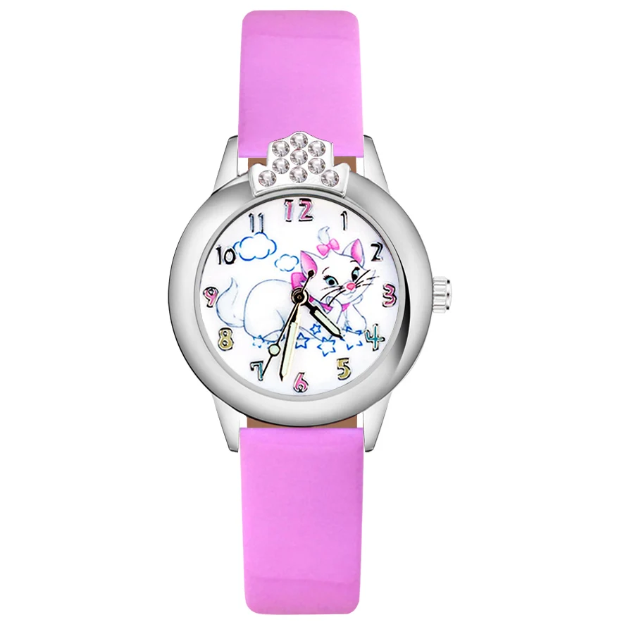 С рисунком кота из мультфильма с украшением в виде кристаллов Стильная Детская