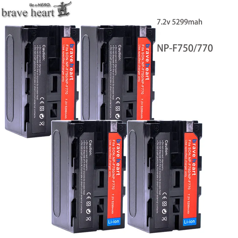 NP-F770 NP F770 NP-F750 NP F750 цифровой Батарея для sony CCD-RV100 RV200 SC5 SC6 SC55 SC65 TRV66 TRV67 DCM-M1 DCR-SC100 TR7 - Цвет: 4battery