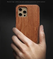 for iphone 13 12 11 pro max mini xs xr 8 7 plus cases double snap design solid walnut wood rosewood bamboo phone cover shell