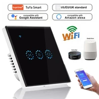 tuya eu wifi smart touch curtain roller blinds motor switch tuya smart life app remote control works with alexa google home