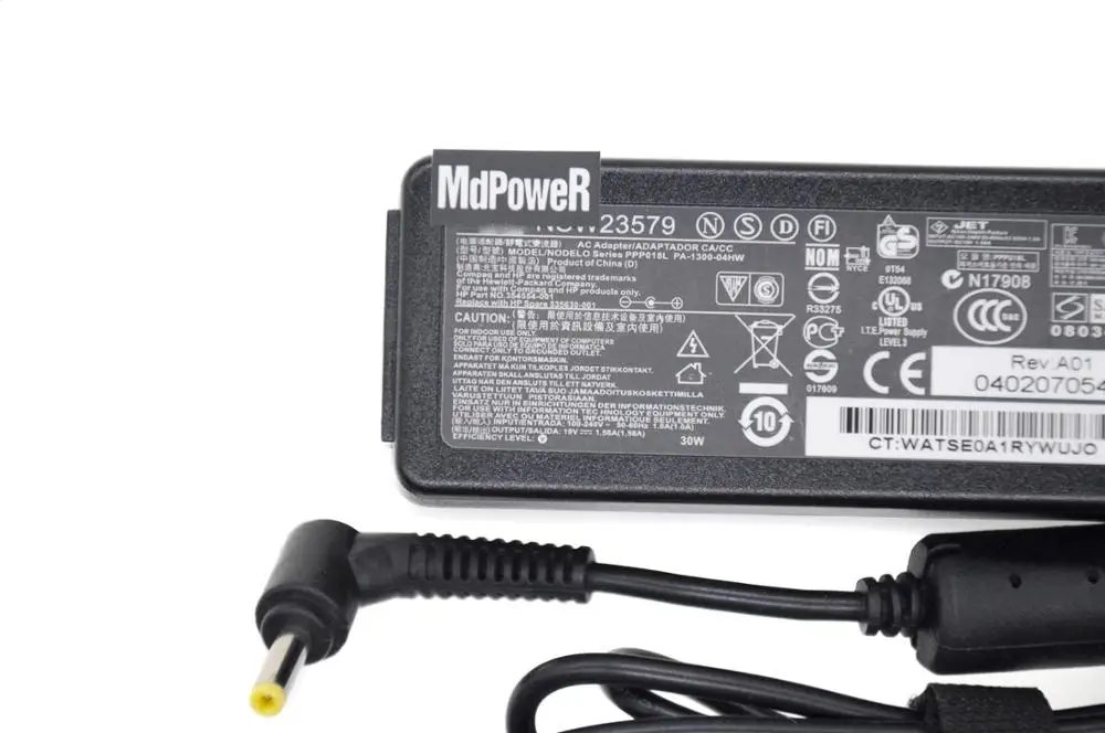 Оригинальный 19 в 4 0 А 30 Вт 1 7x110 мм адаптер переменного тока зарядное устройство