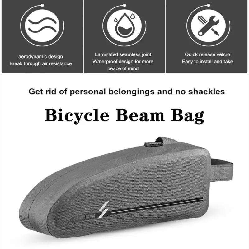

CYCLING Bicycle Beam Bags Panniers Mountain Bike Front Top Tube Rainproof Headset Bags Outdoor Cycling Saddlebag Equipment