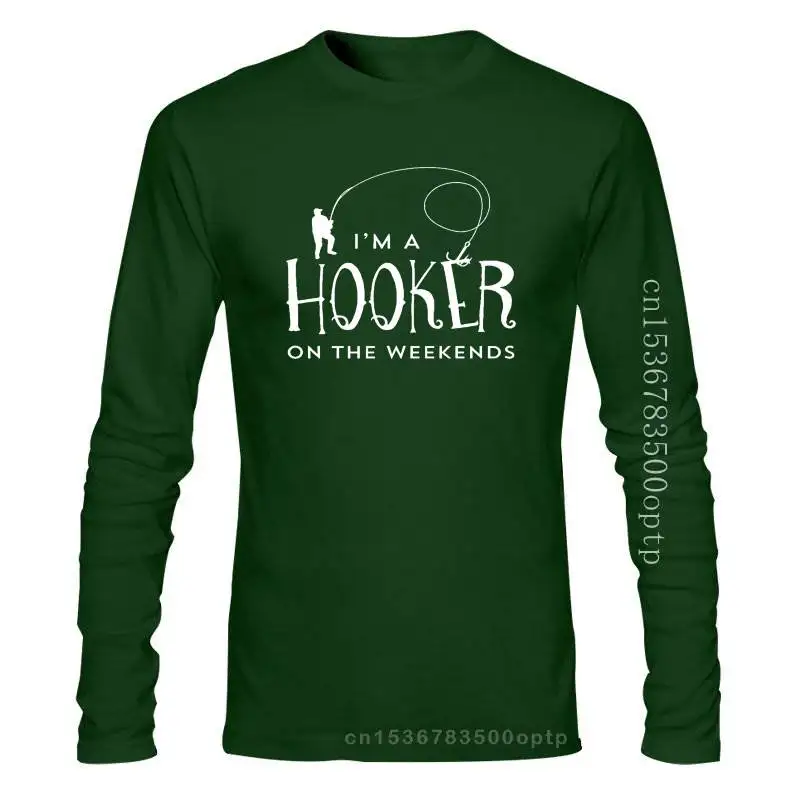 

New AW Fashions Hooker on The Weekend - Funny Fishinger Premium Men's T-Shirt T Shirt Men Funny Tee Shirts Short Sleeve Top Tee