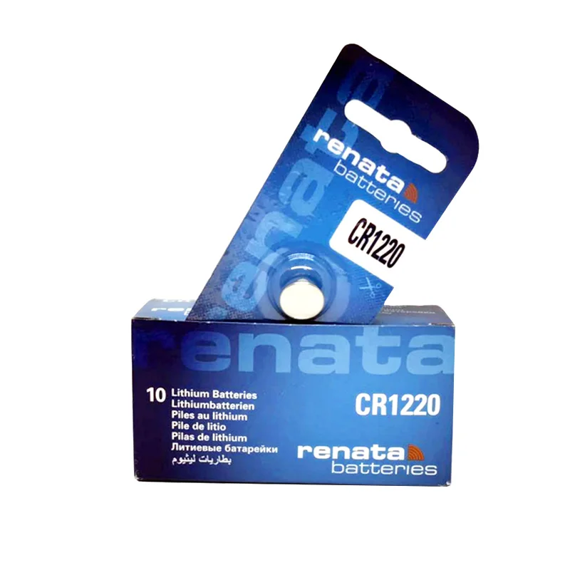 1 шт. renata 1220 оригинальная литиевая батарея CR1220 3 в для часов стоп светильник