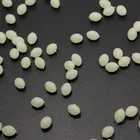 100 шт. овальные мягкие резиновые светящиеся бусины для рыбалки светящиеся бусины для раковины для тройного крючка рыболовные снасти Зеленый Красный Рыболовная Приманка новая