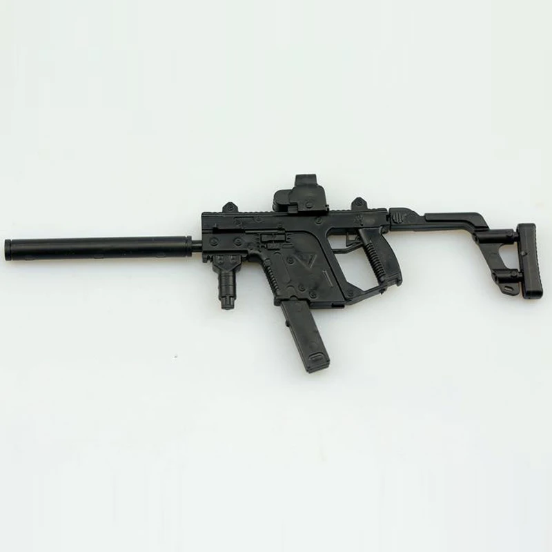 1:6 пушка в сборе модель KRISS Vector Submachine Gun пластиковая пазла для 1/6 солдат военное
