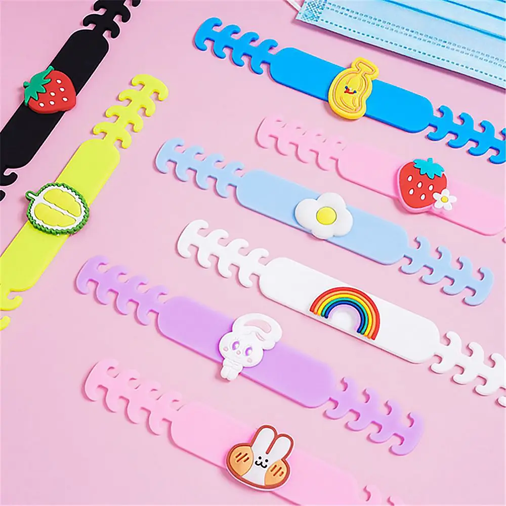 

Cute Anti-Tightening Masks Buckle Ear Savers Mask Hook Cartoon Mask Extender Strap For Kids