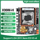 X99M-H Moederbord LGA2011 M-ATX 4 * DDR4 Слоты Nvme M.2 Wi-Fi Слот Поддержка DDR4 памяти RU Ксеон E5 V3v4 процессор Количество ядер процессора