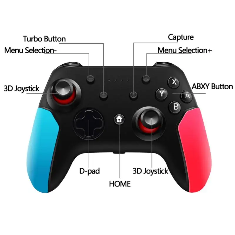 2021 новый тренд 6-осевой гироскоп Беспроводной игровой bluetooth-контроллер Для Nintendo