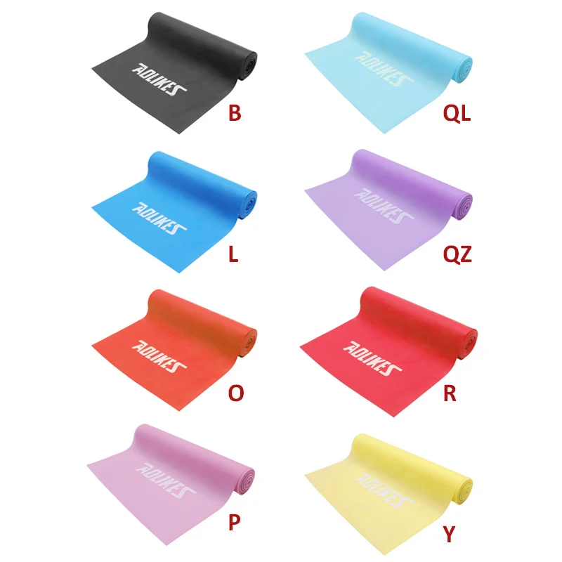 

Training Fitness Elastic Bands Exercise Gym Resistance Gum Bands Pilates Sport Rubber Stretch Yoga Belt