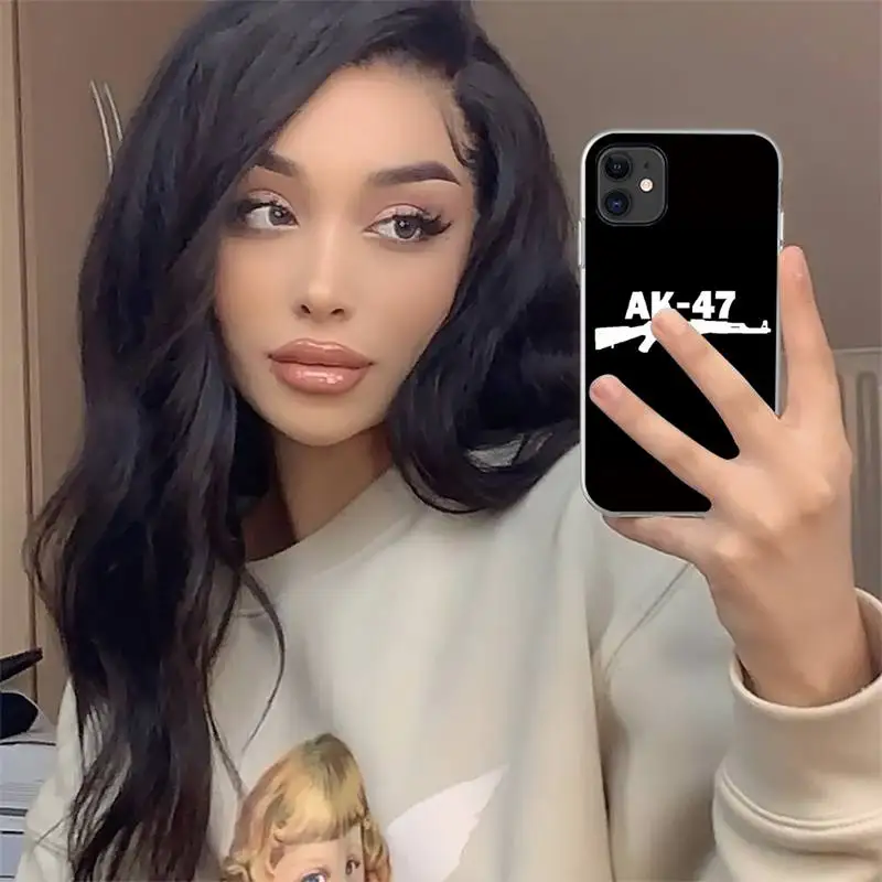 

AK47 Gun Customerpattern Phone Case For iphone 12 mini 5 5s 5c se 6 6s 7 8 plus x xs xr 11 pro max