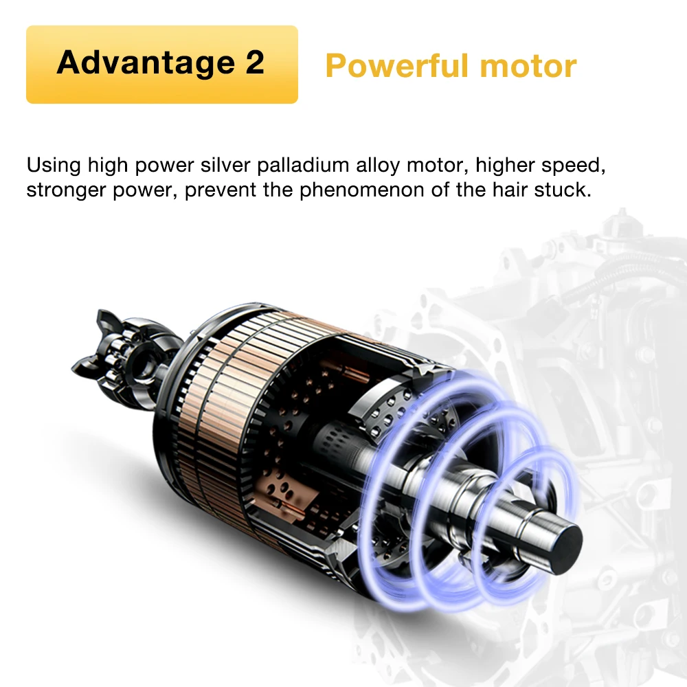Перезаряжаемая машинка для стрижки домашних животных с низким уровнем шума