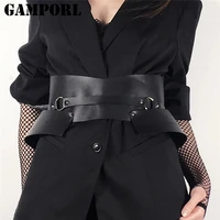 gamporl leather harness belts women body bondage garter belt straps bdsm harness waist belts bondage female vintage wide straps