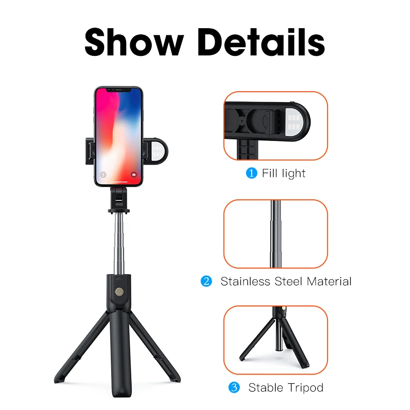 Niye селфи Палка с Bluetooth пульт дистанционного управления Управление штатив