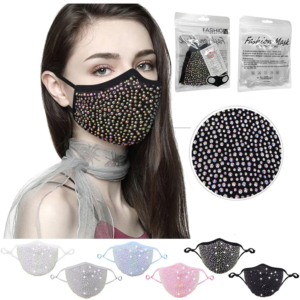 Хэллоуин сексуальные блестящие стразы ювелирные изделия маска для вечерние шоу