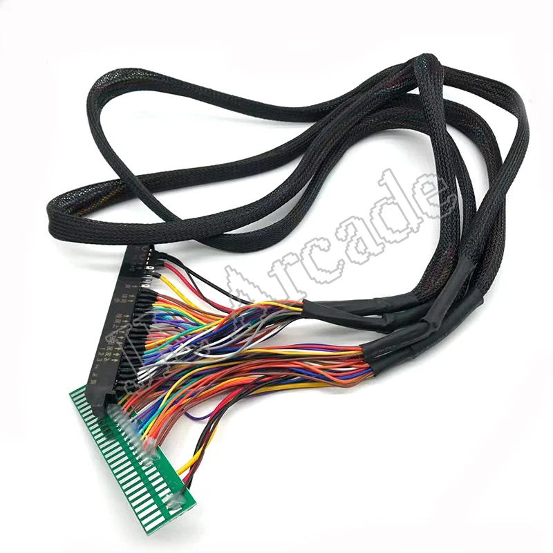 Аркадная игра машина 28pin JAMMA Удлинительный кабель 1500 мм Jamma разъемы золочение