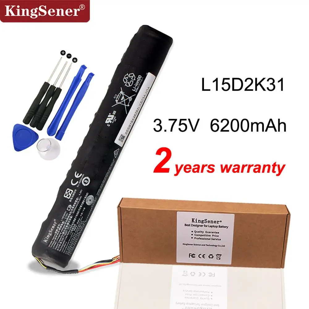 

KingSener 3.75V 6200mAh 23.2WH L15D2K31 Tablet Battery for LENOVO YOGA 3-850M Yt3-850F YT3-850 YT3-850M YT3-850L L15C2K31