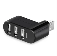 rotatable high speed 3 ports usb hub 2 0 usb splitter adapter for notebooktablet computer pc peripherals high quality usb hub