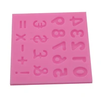 arabic numbers diy silicone chocolate mold for baking cake decorating tools bakeware moulds