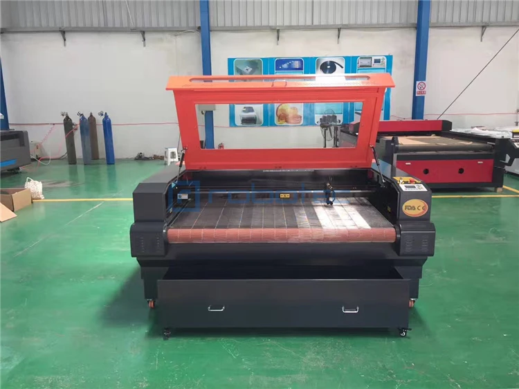 Автоматическая подача co2 cnc CCD камера сканирование Лазерная резка машина для