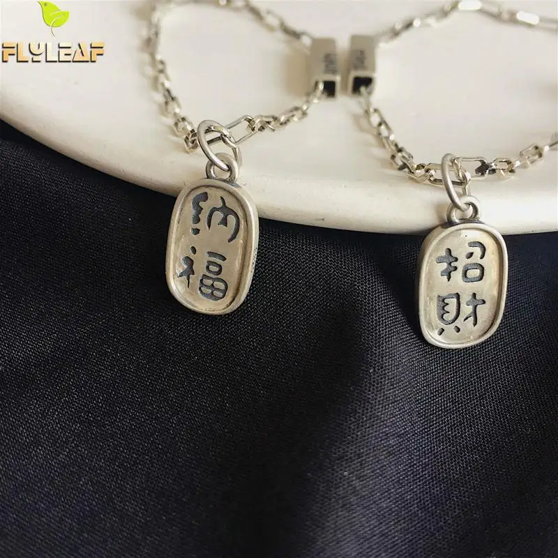 Женский бумажный браслет Flyleaf Изящные Ювелирные Браслеты из серебра 925 пробы с