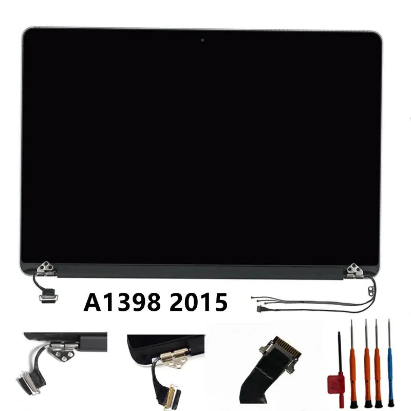 ЖК дисплей 12PIN 661 02532 A1398 mid 2015 для MacBook Pro RETINA EMC 2909 2910 в сборе новинка|ЖК-экран