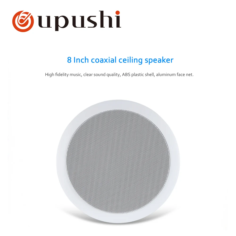 Oupushi VR8-C ABS пластик коаксиальный потолочный динамик для дома настенный динамик система домашнего кинотеатра лучшее качество звука