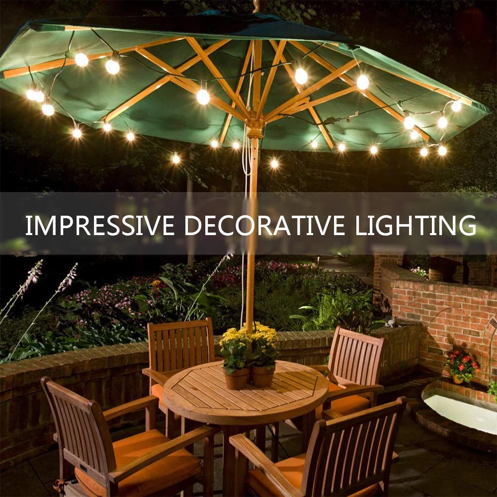 

Tomshine Led Light String LED Fairy String Light IP44 string lights outdoor for Garden lighting Christmas Party Decorations
