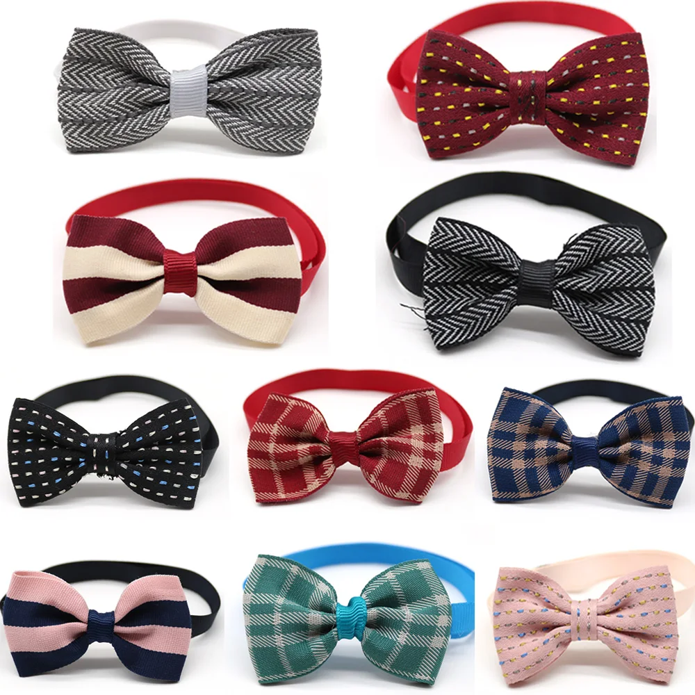 

Wholesale 100pcs Pet Dog Cat Bowties Collar Pet Bows Puppy Cat Ties Bow Tie Neckties Samll -dog Pet Cat Grooming Supplies