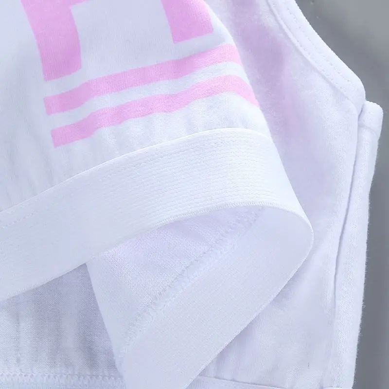 Спортивный топ для девочек подростков 5 шт./лот майка нижнее белье майки