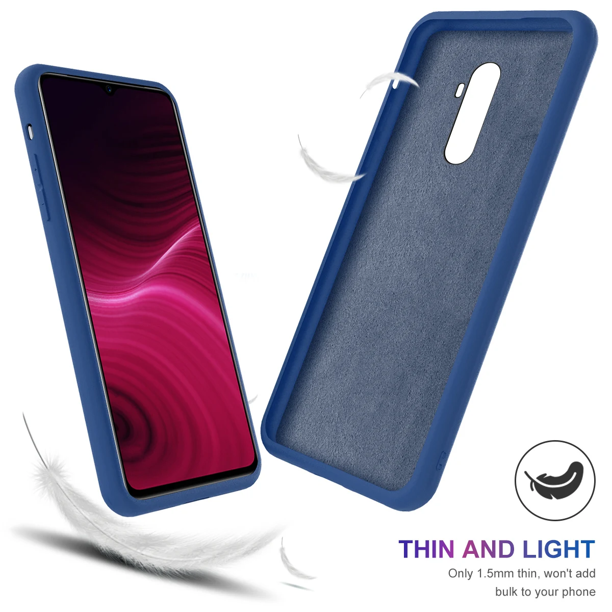 Для Oppo Realme X2 Pro Reno Ace чехол из мягкого ТПУ встроенный бархатный защитный OPPO A Reno2 Z XT 6