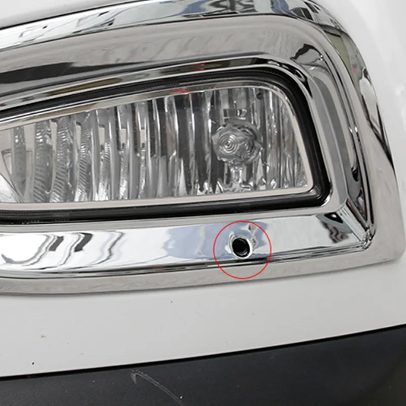Для Hyundai Tucson IX35 2014 2015 2016 внешний ABS Хром передний светильник крышка лампы