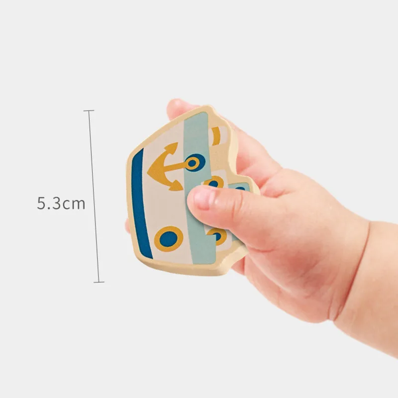 

Kids Montessori Wooden Toys Geometric Shape Color Cognition Game Puzzle Math Toys Early Educational Toys For Children Gift