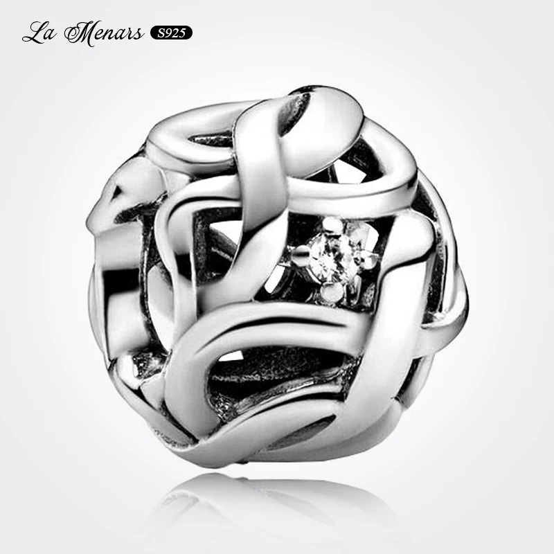 

Бриллиант В лоза, бусина подходит для оригинального бренда, ожерелье, браслет, подвеска из натурального серебра, крутые подвески, ювелирные ...