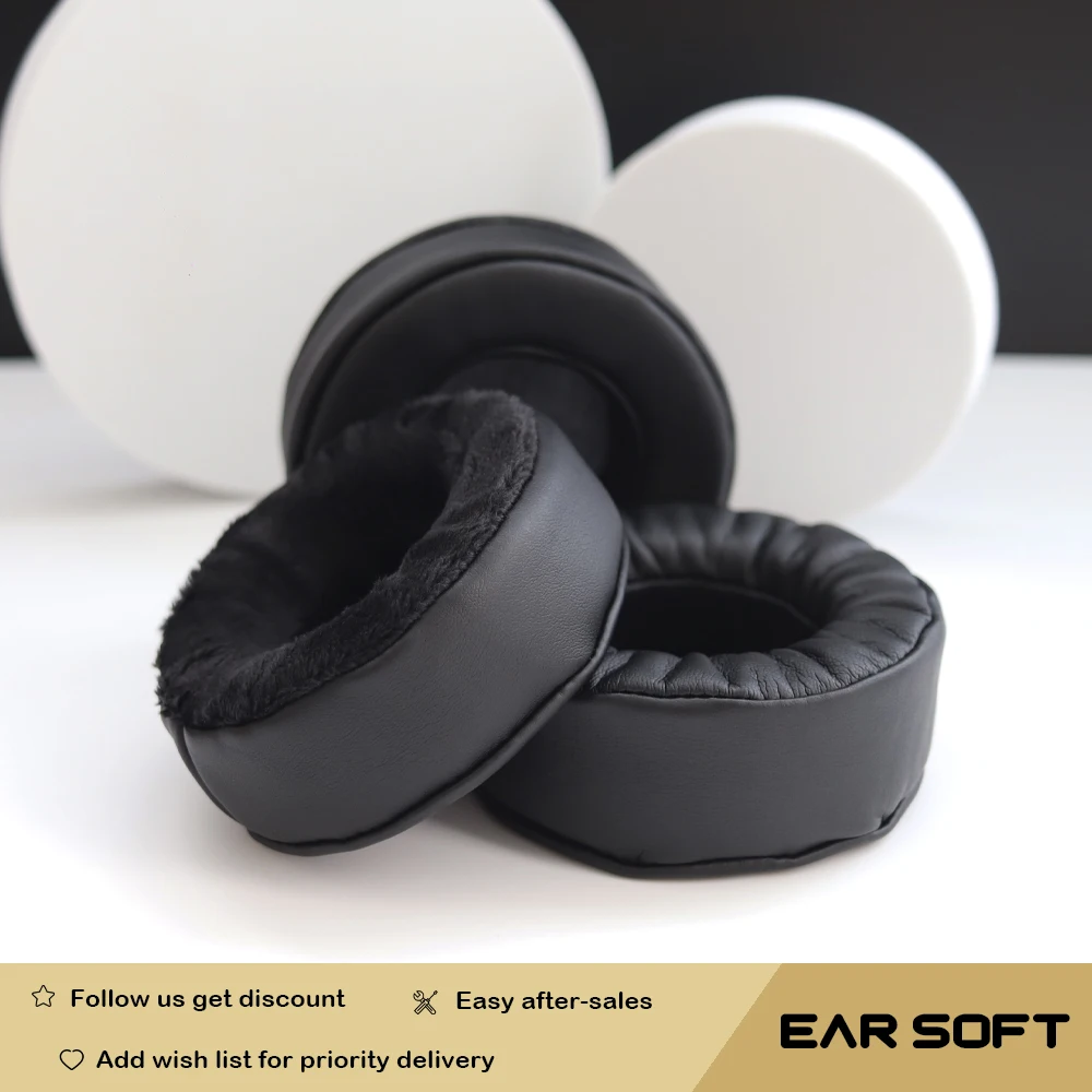 Earsoft Replacement Ear Pads Cushions for JVC HA-W200RF Headphones Earphones Earmuff Case Sleeve Accessories enlarge