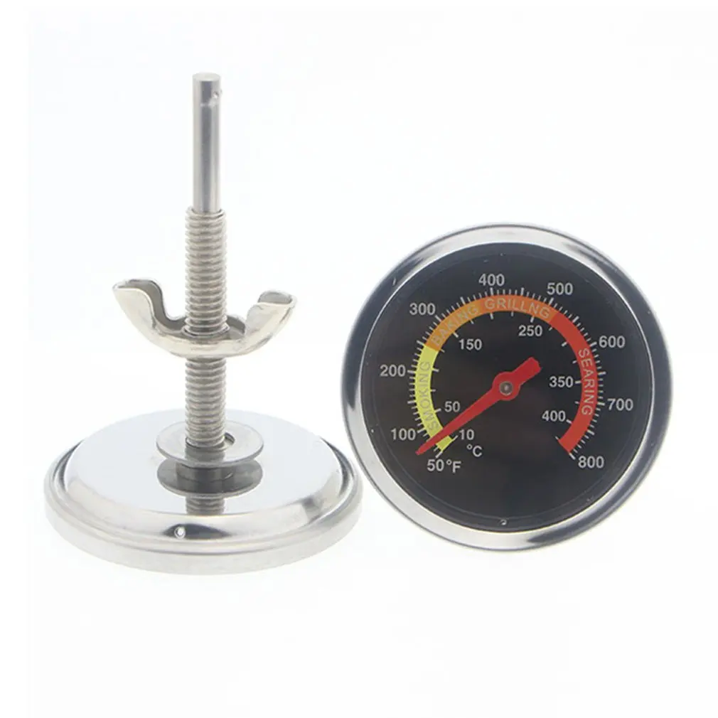 

Hot Stainless Steel Oven Cooker Thermometer Temperature Gauge Mini Thermometer Grill Temperature Gauge for Home Kitchen Food
