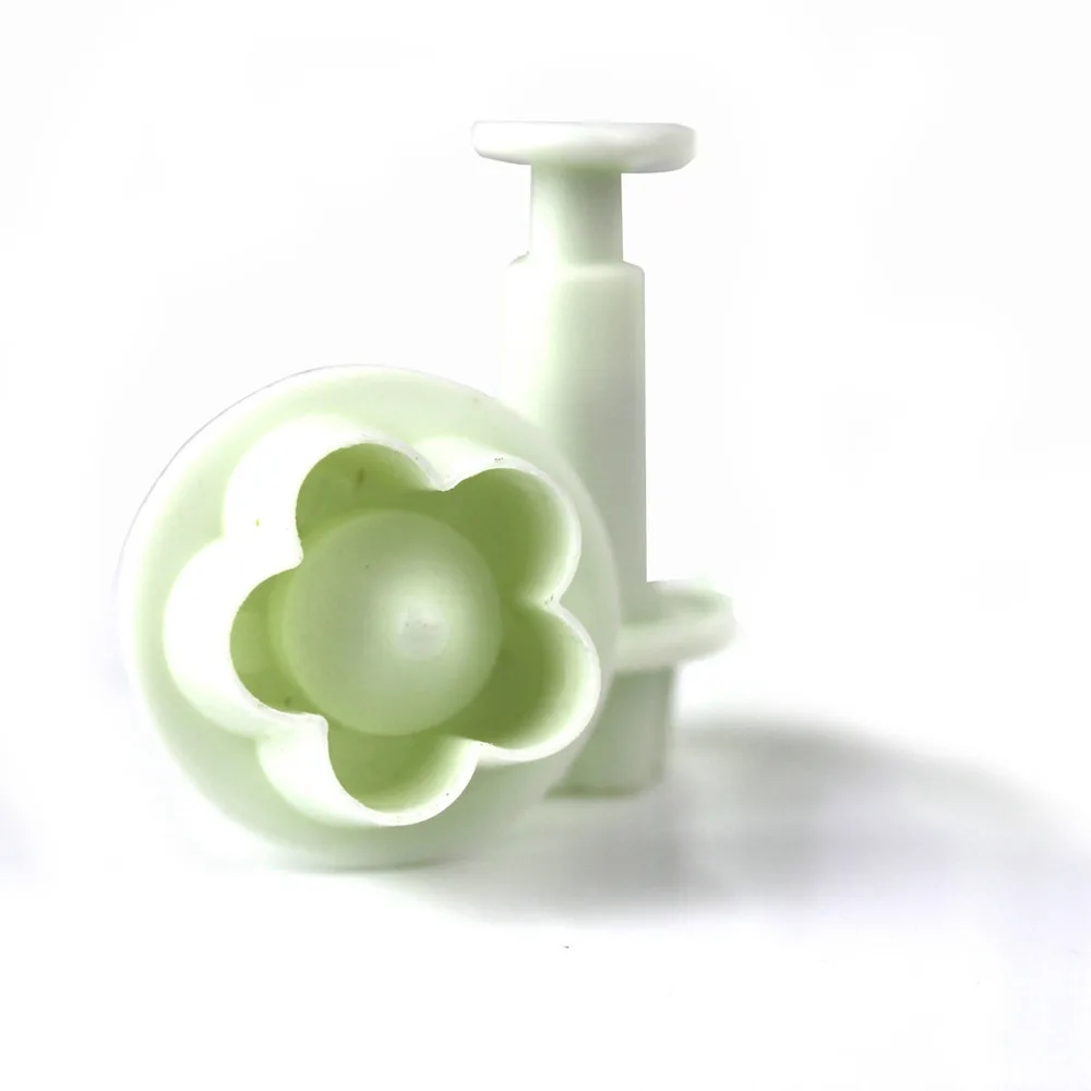 Hot 4Pcs/Set Plum Blossom Fondant Cake Decorating SugarCraft Plunger Cutter Flower Mold Home Kitchen Bake Tools 70 80 | Дом и сад