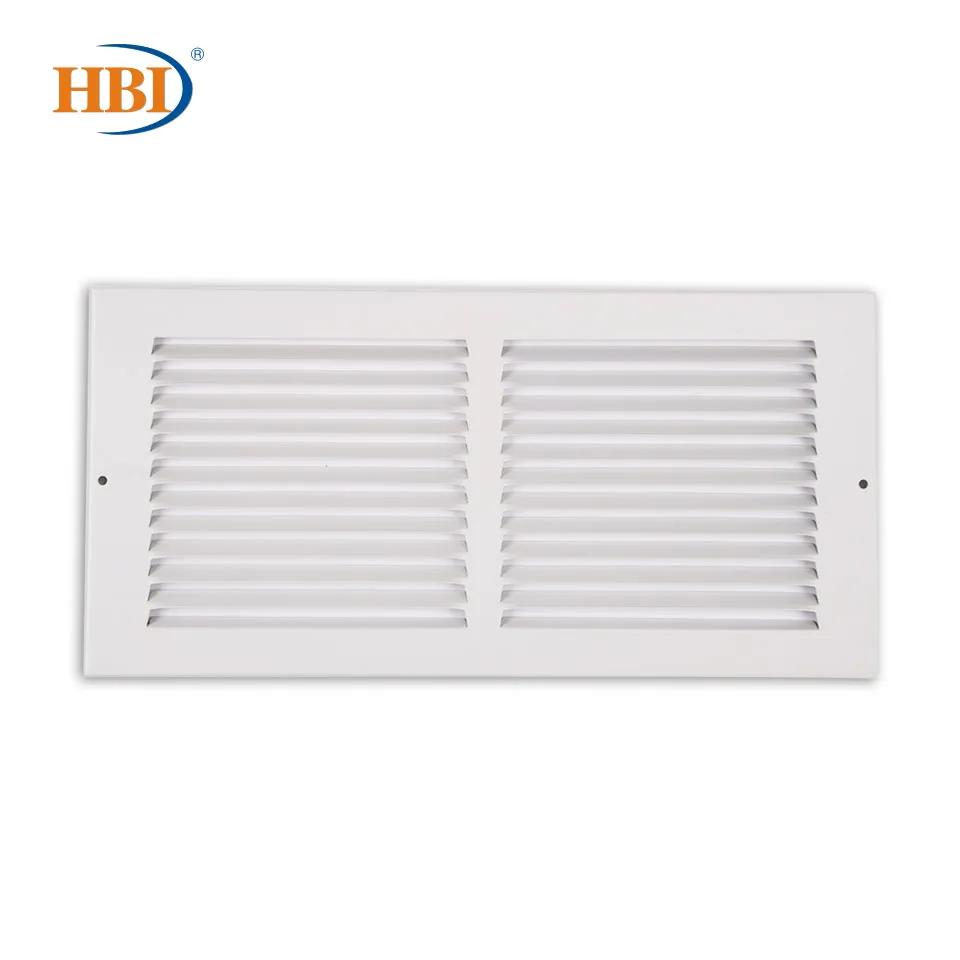 Потолочное вентиляционное отверстие HBI W14 &quot* H6&quot стальные белые готовые с