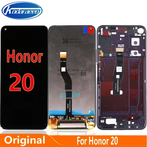 original screen for huawei honor 20 lcd display touch screen digitizer replacement yal l21 yal al00 yal tl00 lcd glass display free global shipping