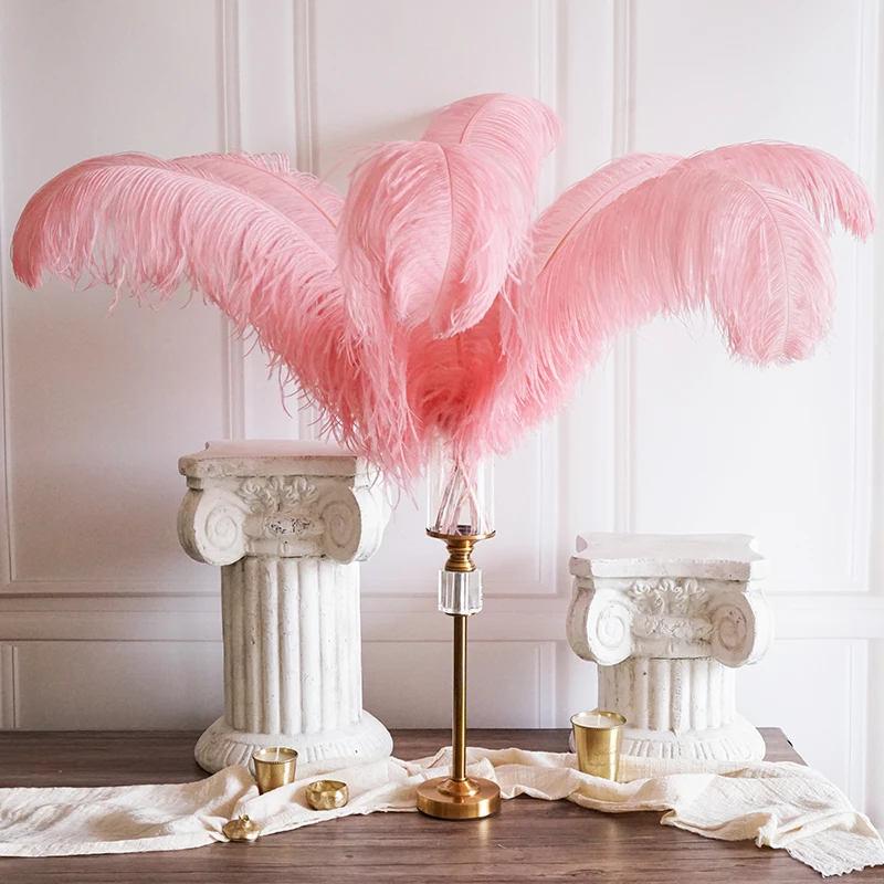 

Romantic Brass Table Candle Holder Glass Gold Tall Romantic Candle Holder Nordic Luxury Kandelaars Home Decoration JJ60ZT